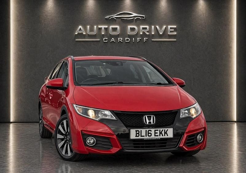 Begagnad Honda Civic SR 2016 Röd Kombi