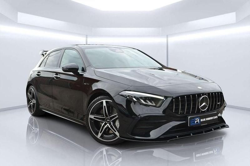 Black Used 2023 Mercedes A35 AMG Premium Hatchback | £30,990 (Fair price) - Image 1/4