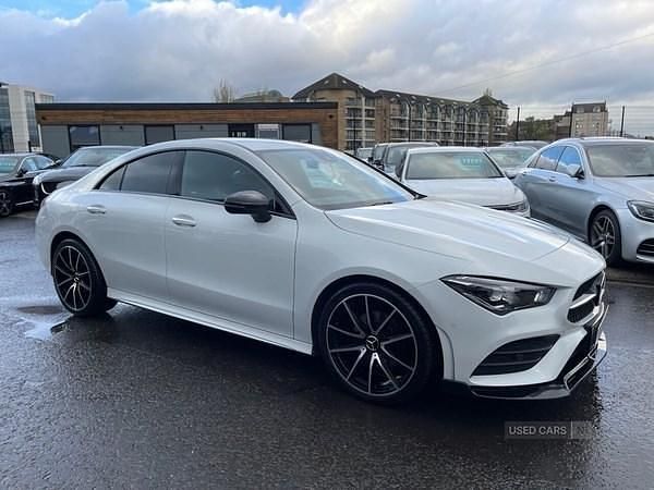 Used Mercedes CLA180 AMG Line Premium 136 HP (100 kW) 2022 White Sedan