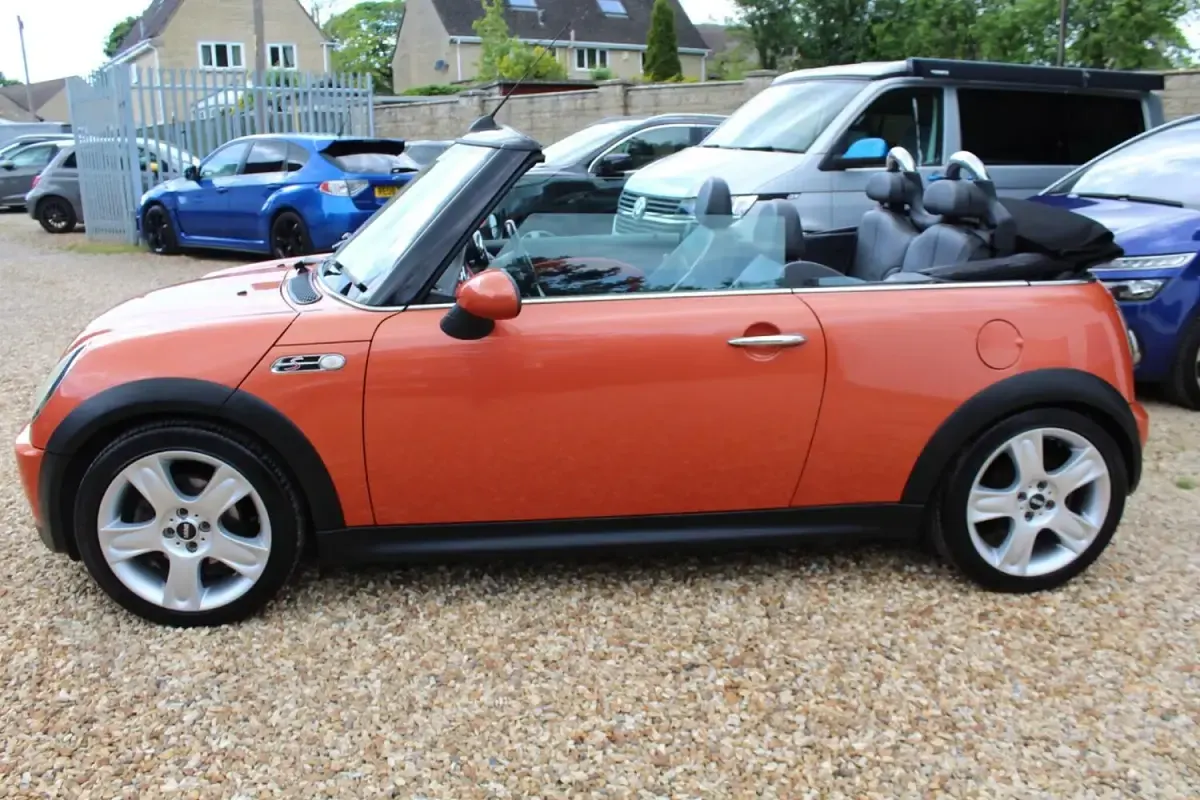 Used Mini Cooper S Cabriolet 2005 Orange Cabriolet