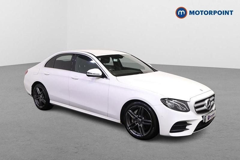 White Used 2018 Mercedes E200 AMG line Sedan | £17,299 (Fair price) - Image 1/4