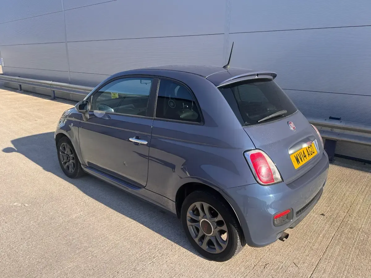 Used Fiat 500 S 69 HP (50 kW) 2014 Blue Hatchback