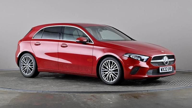 Red Used 2022 Mercedes A180 Executive Hatchback | £18,798 (Fair price) - Image 1/4