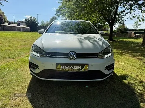 Used VW Golf VII R-line 150 HP (110 kW) 2019 White Hatchback