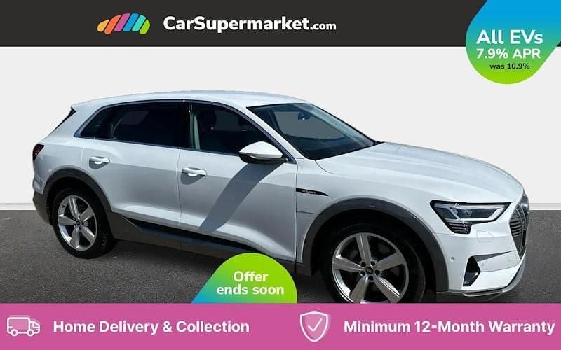 White Used 2022 Audi e-tron Comfort SUV | £20,676 (Good price) - Image 1/3