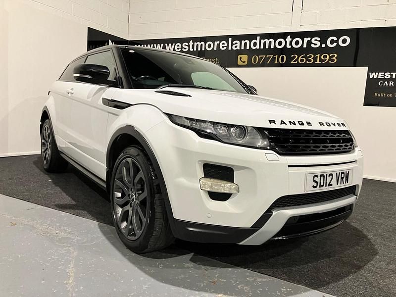 White Used 2012 Land Rover Range Rover evoque Dynamic Coupe | £9,490 (Fair price) - Image 1/4