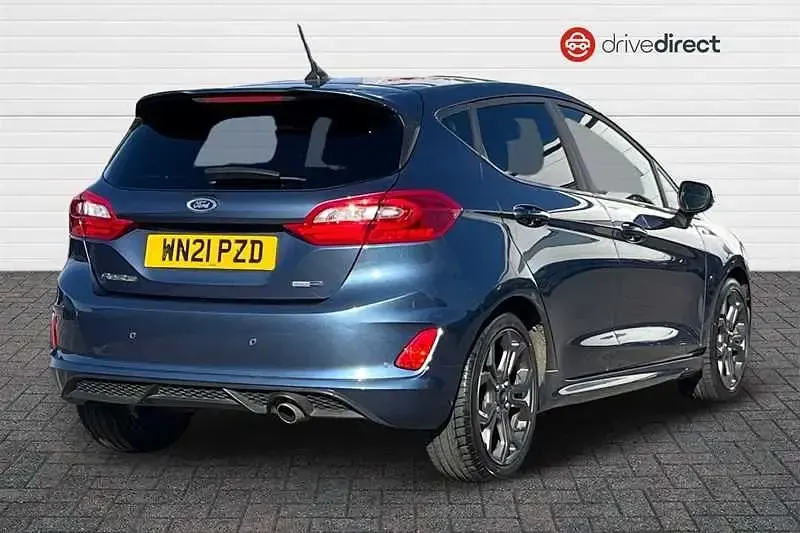 Usado Ford Fiesta ST-Line 2021 Azul Citadino