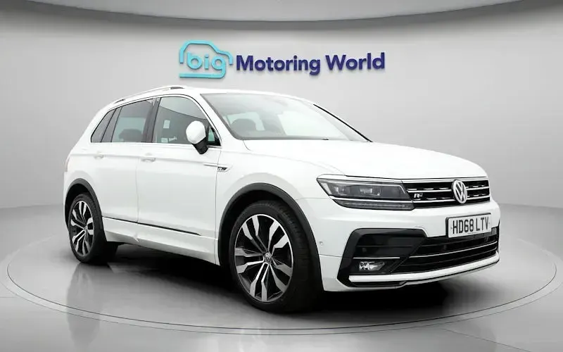 Used VW Tiguan R-line 150 HP (110 kW) 2018 White SUV