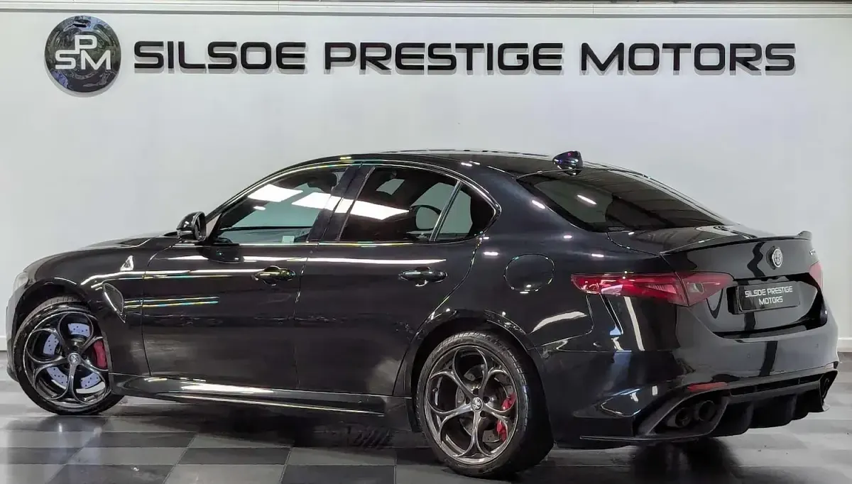 Used Alfa Romeo Giulia Quadrifoglio 510 HP (375 kW) 2018 Black Sedan