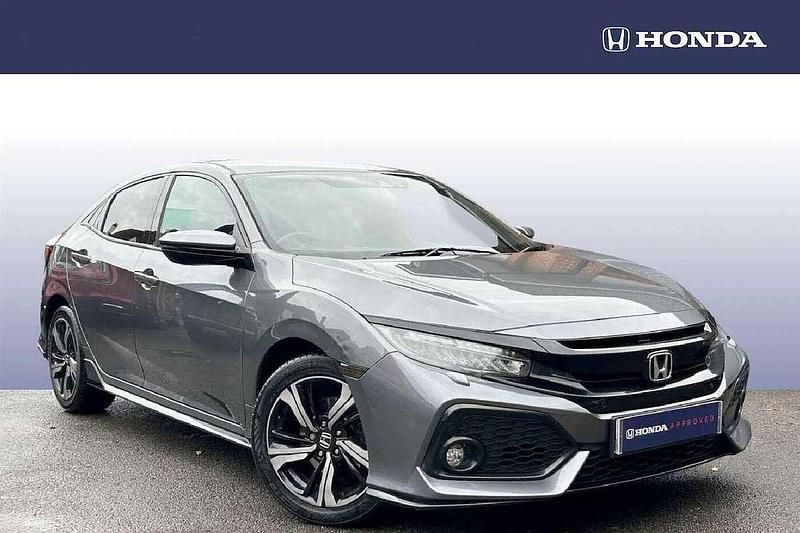 Polished metal Used 2019 Honda Civic Sport Hatchback | £12,750 (Fair price) - Image 1/4