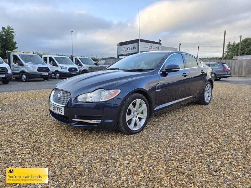 Blue Used 2010 Jaguar XF Luxury Sedan | £4,945 (Fair price) - Image 1/4