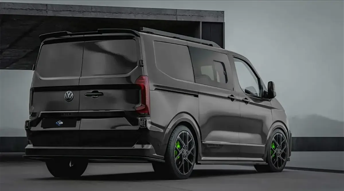 New VW T7 Edition 170 HP (125 kW) 2026 Black Van