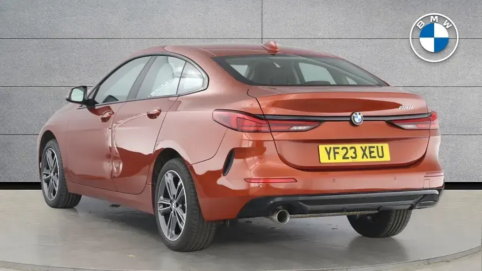 Used BMW 218 Gran Coupé Sport Line 134 HP (98 kW) 2023 Orange Coupe