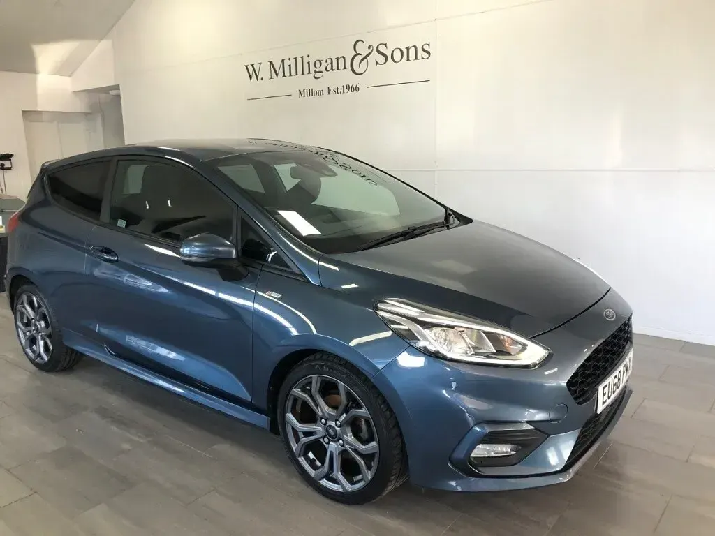 Used Ford Fiesta ST-Line 2018 Blue Hatchback