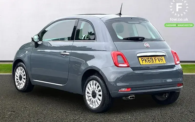 Used Fiat 500 Lounge 69 HP (50 kW) 2019 Grey Hatchback