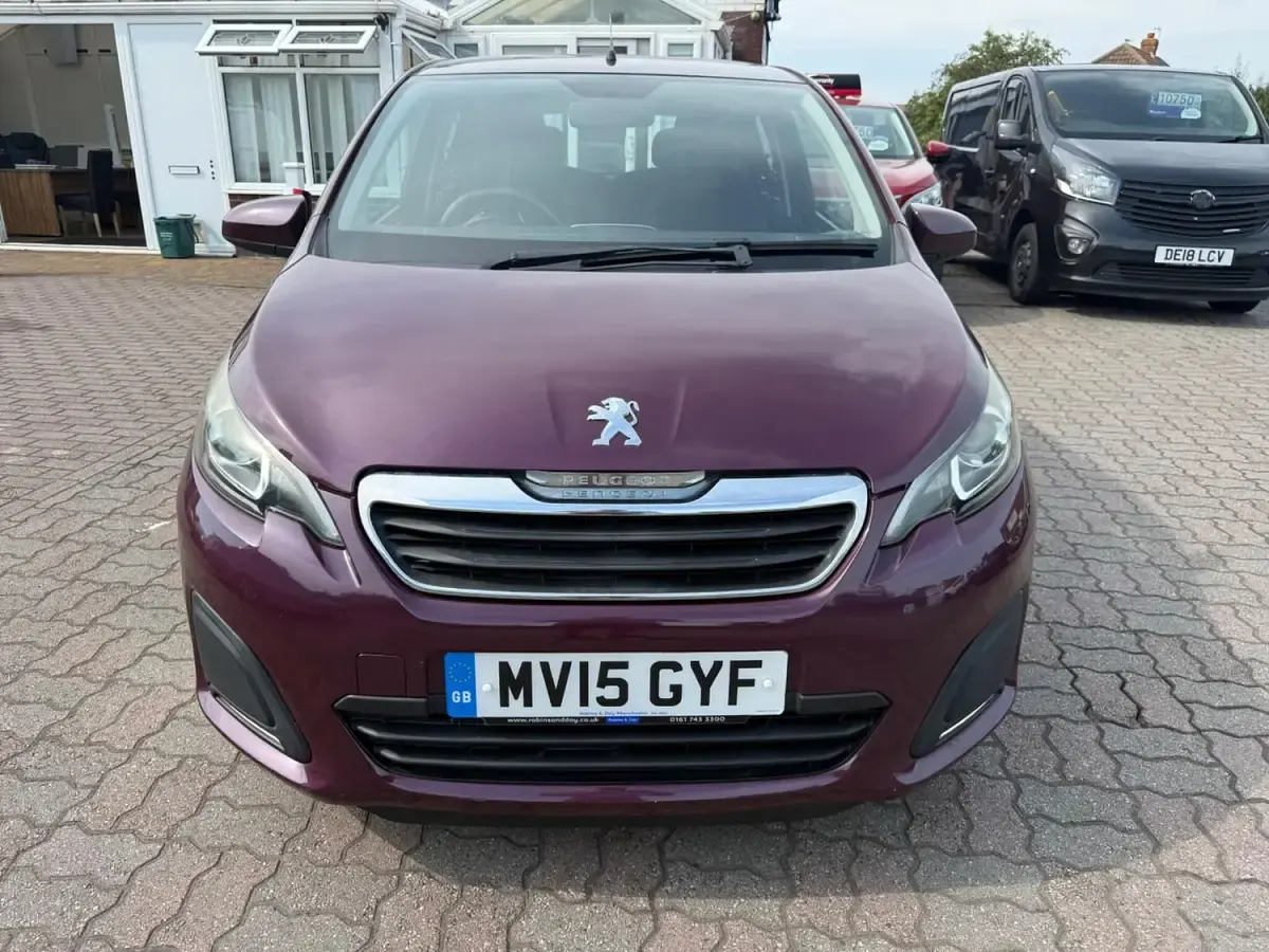 Used Peugeot 108 Active 2015 Mauve/purple Hatchback