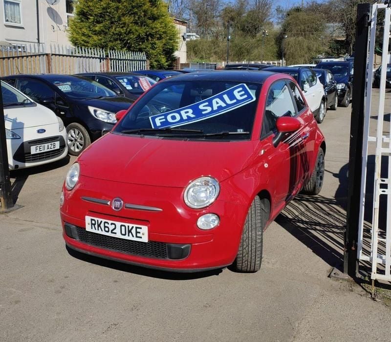Used Fiat 500 85 HP (62 kW) 2012 Red Hatchback