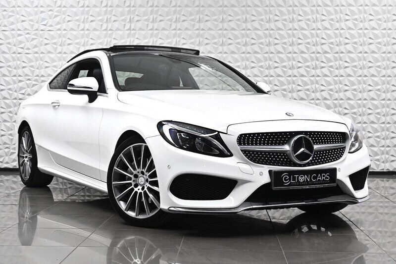 White Used 2016 Mercedes C200 AMG line Coupe | £17,450 (A bit pricey) - Image 1/4