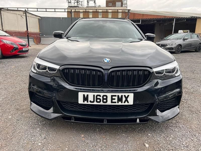 Black Used 2018 BMW 520 M Sport Estate | £14,750 (Super price) - Image 1/4