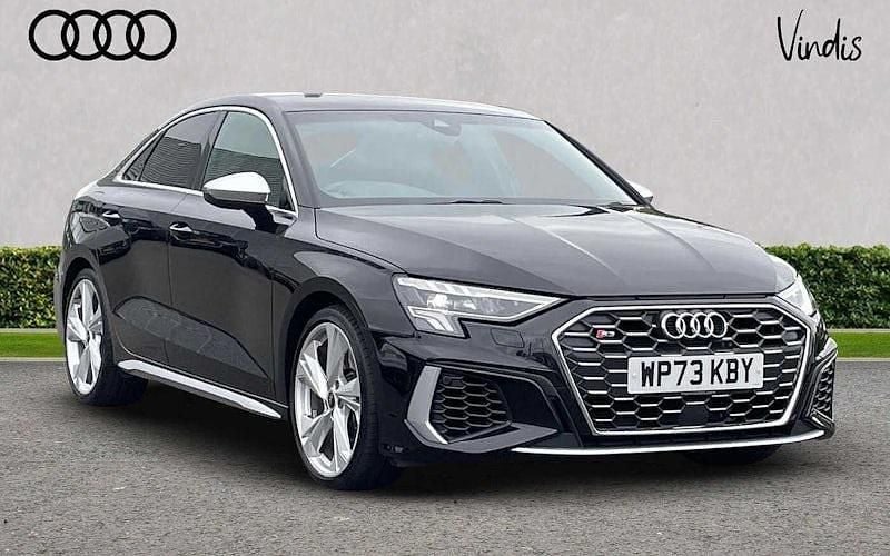 Black Used 2023 Audi S3 Comfort Sedan | £33,740 (Good price) - Image 1/4