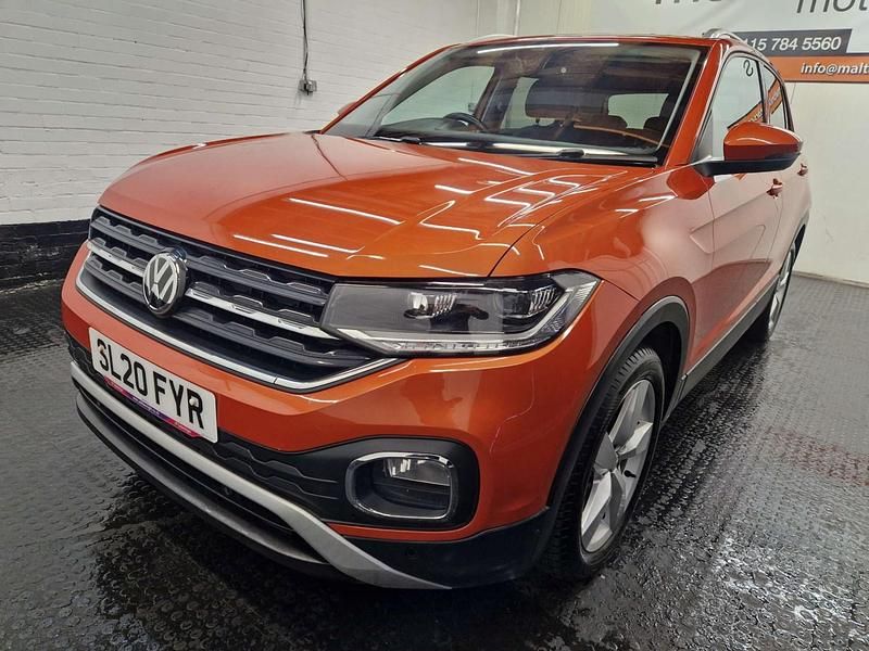 Used VW T-Cross SEL 115 HP (84 kW) 2020 Orange SUV