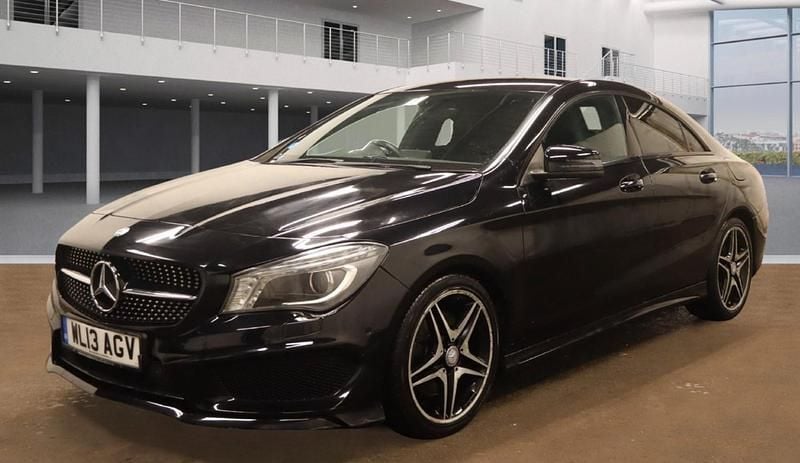 Black Used 2013 Mercedes CLA220 AMG Sedan | £9,795 (Fair price) - Image 1/4