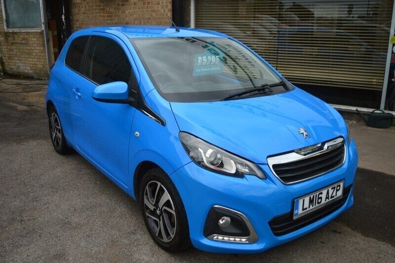 Blue Used 2016 Peugeot 108 Allure Hatchback | £5,295 (Fair price) - Image 1/4