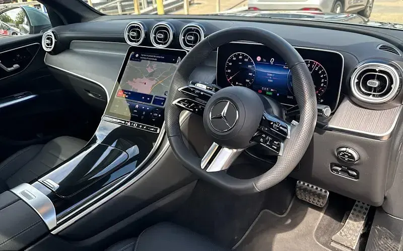 Used Mercedes GLC300e AMG line 313 HP (230 kW) 2025 Silver SUV