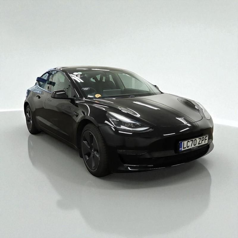 Black Used 2021 Tesla Model 3 Standard Range Sedan | £12,495 (Fair price) - Image 1/3