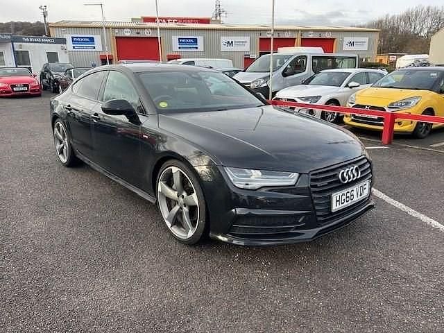 Black Used 2017 Audi A7 Sportback Black Edition Hatchback | £13,991 (Super price) - Image 1/4