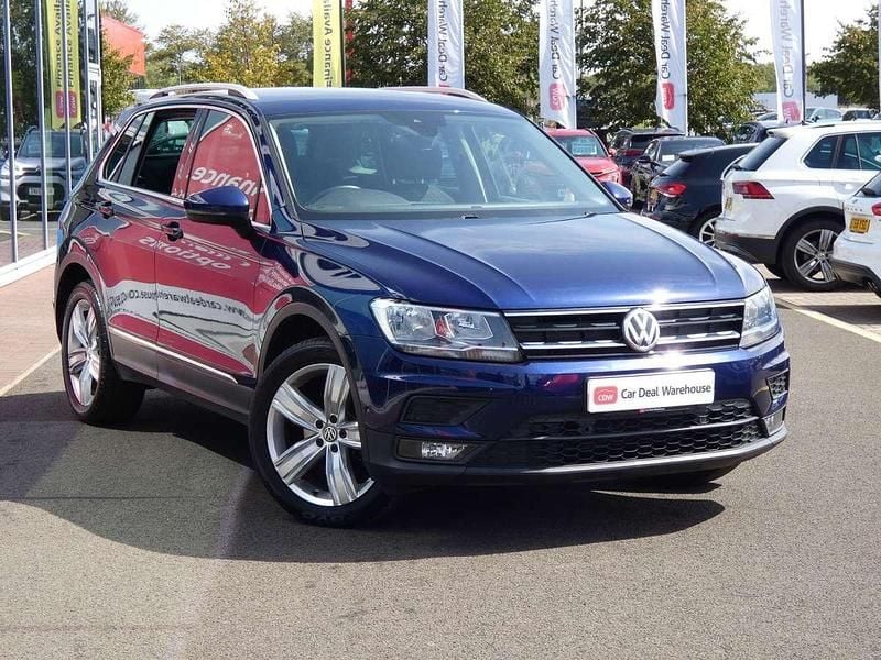 Blue Used 2020 VW Tiguan Match SUV | £13,999 (Good price) - Image 1/4