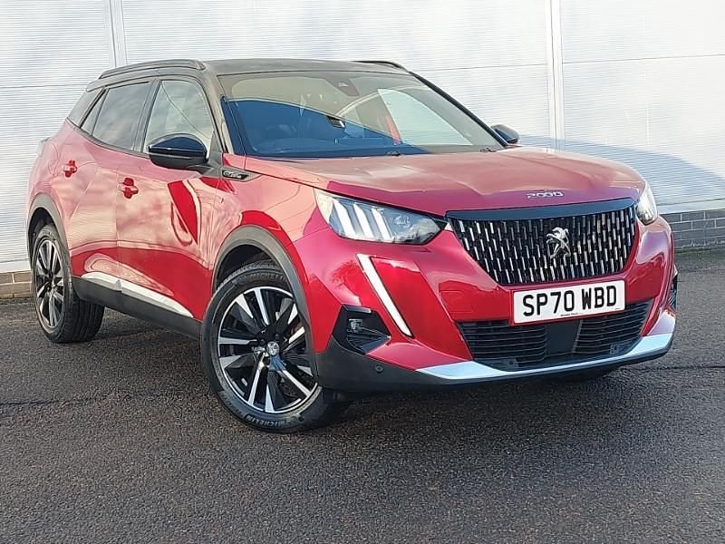 Red Used 2020 Peugeot 2008 GT-line SUV | £13,998 (Fair price) - Image 1/4