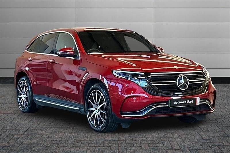 Hyacinth red Used 2021 Mercedes EQC400 AMG line SUV | £24,495 (Super price) - Image 1/4