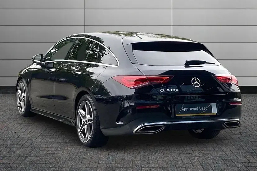 Used Mercedes CLA180 AMG line 134 HP (98 kW) 2022 Black Coupe