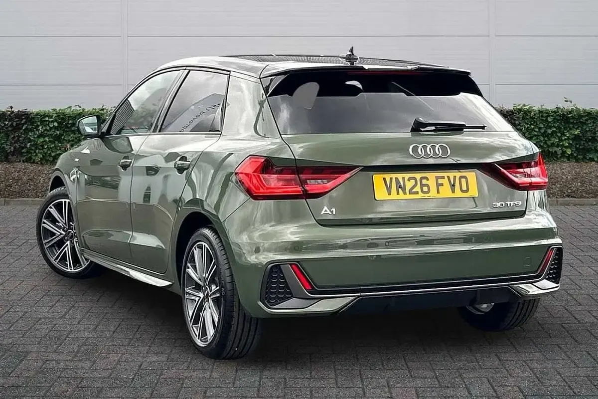 Used Audi A1 S-Line 2026 District green, metallic SUV