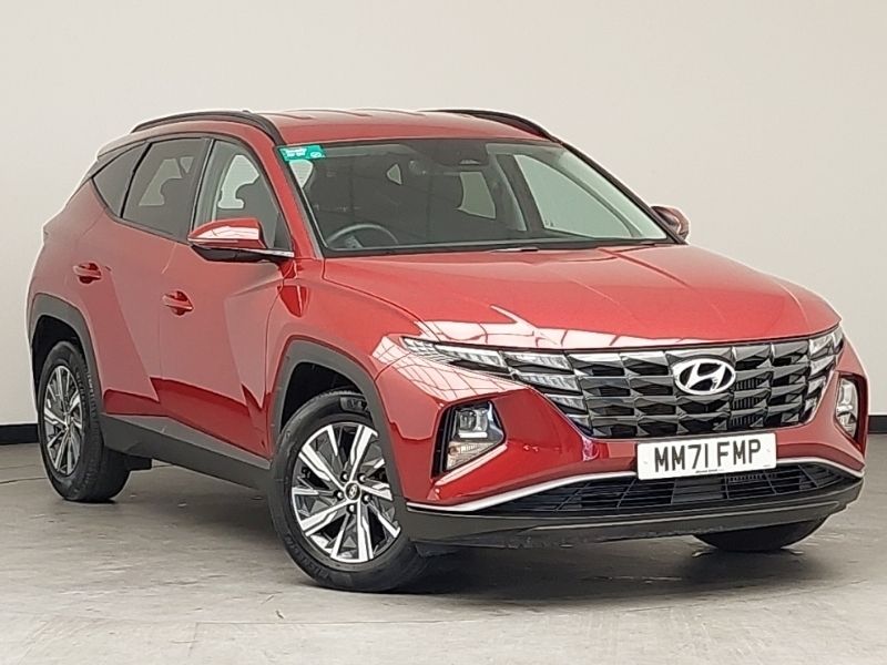 Red Used 2022 Hyundai Tucson SE SUV | £18,498 (Fair price) - Image 1/4