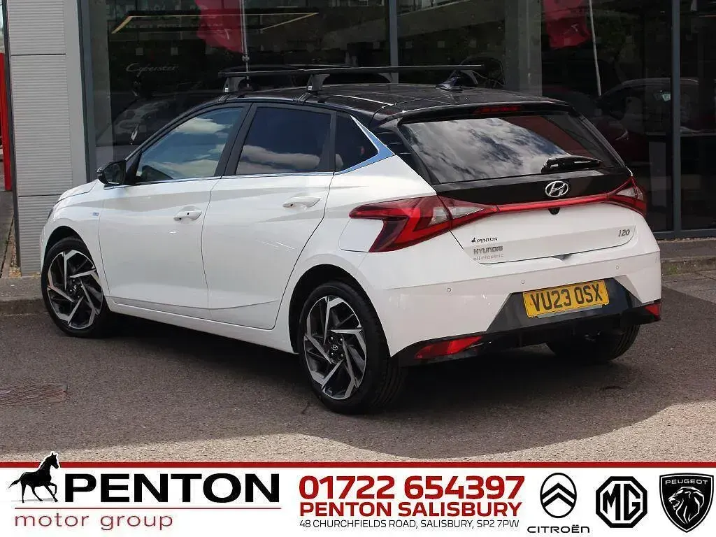 Used Hyundai i20 Ultimate 2023 White Hatchback