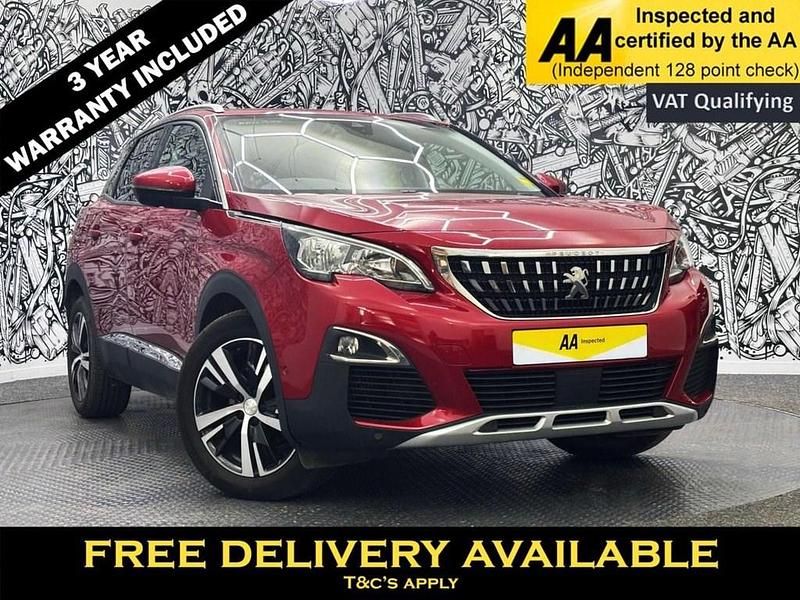 Red Used 2020 Peugeot 3008 Allure SUV | £13,695 (Fair price) - Image 1/2