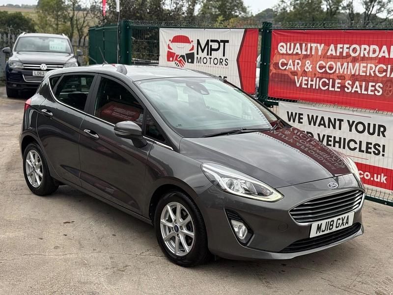 Grey Used 2018 Ford Fiesta Zetec Hatchback | £5,790 (Fair price) - Image 1/4