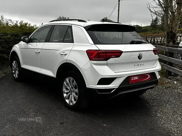 Used VW T-Roc SE 115 HP (84 kW) 2019 White SUV