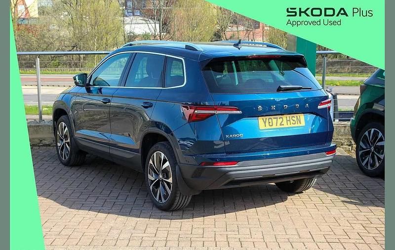 Used Skoda Karoq SE L 150 HP (110 kW) 2023 Petrol blue metallic SUV