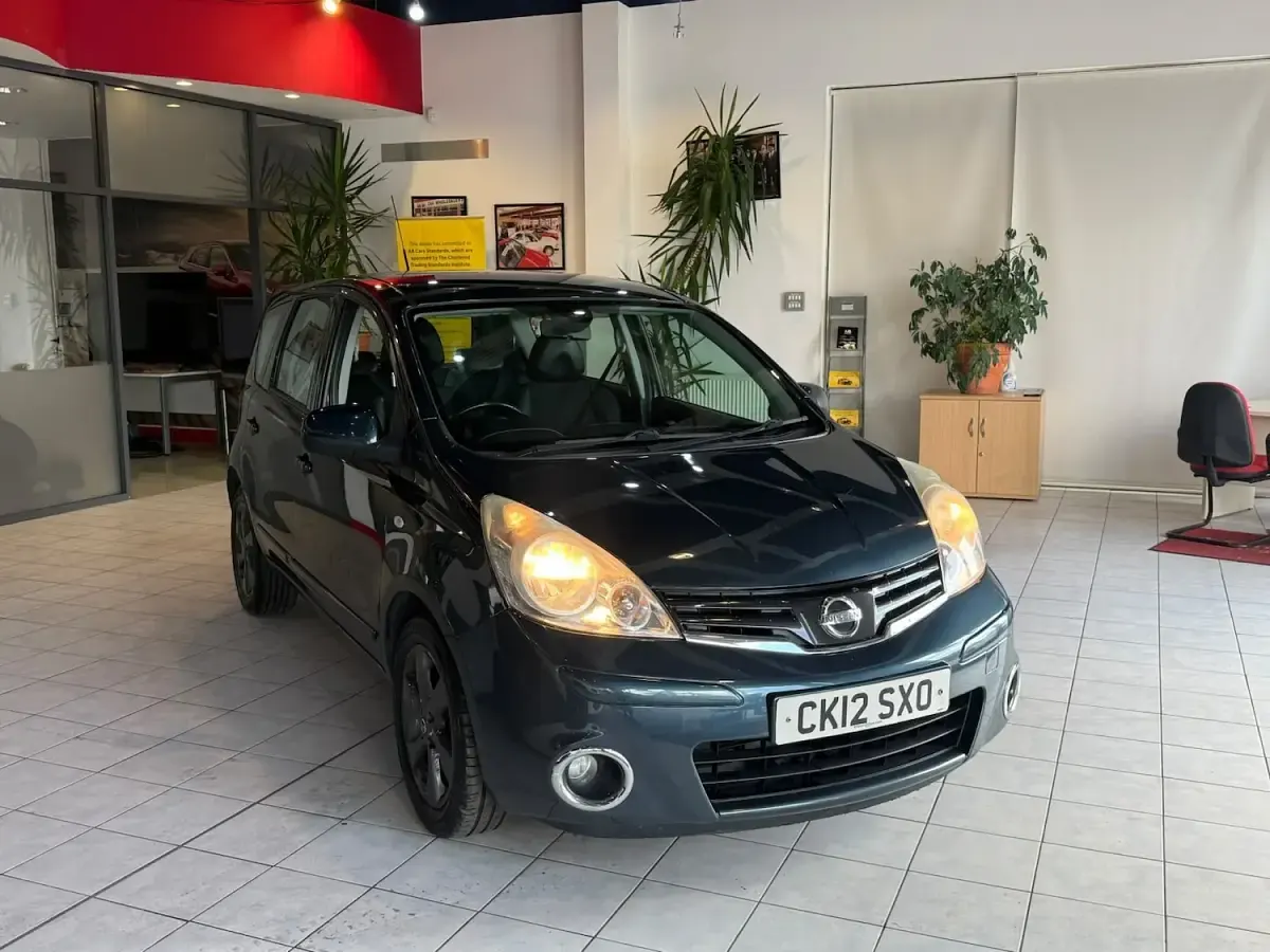 Used Nissan Note Acenta 110 HP (80 kW) 2012 Blue Hatchback