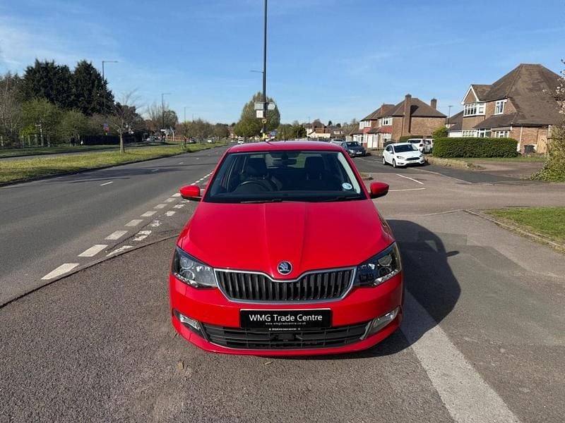 Used Skoda Fabia SE L 90 HP (66 kW) 2015 Red Hatchback