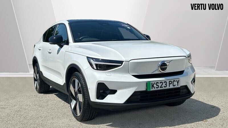 White Used 2023 Volvo C40 Ultimate SUV | £27,161 (Fair price) - Image 1/4