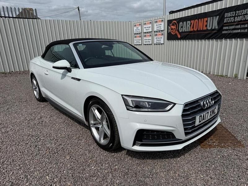 White Used 2017 Audi A5 Cabriolet S-Line Cabriolet | £10,899 (Fair price) - Image 1/4