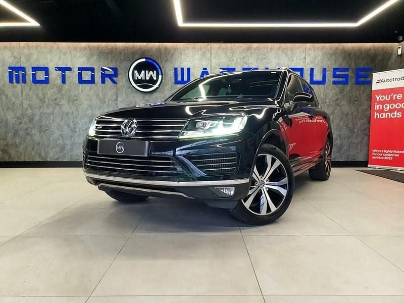 Black Used 2017 VW Touareg R-line SUV | £14,990 (Super price) - Image 1/4