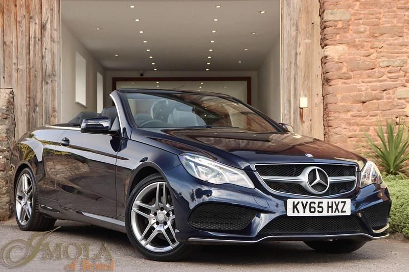 Blue Used 2015 Mercedes E220 AMG line Cabriolet | £13,490 (A bit pricey) - Image 1/4