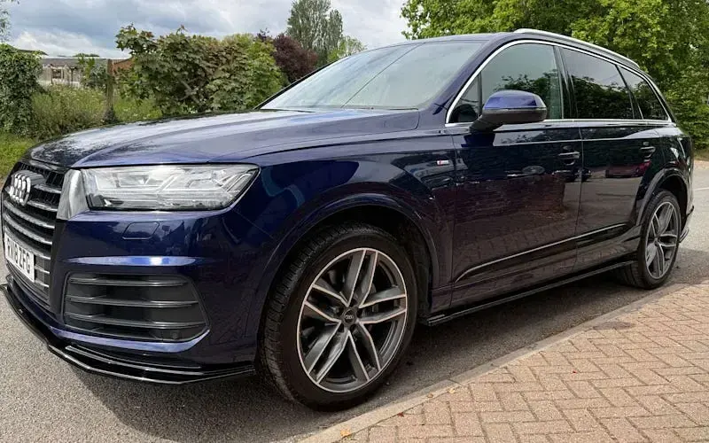Used Audi Q7 S-Line 272 HP (200 kW) 2018 Blue SUV
