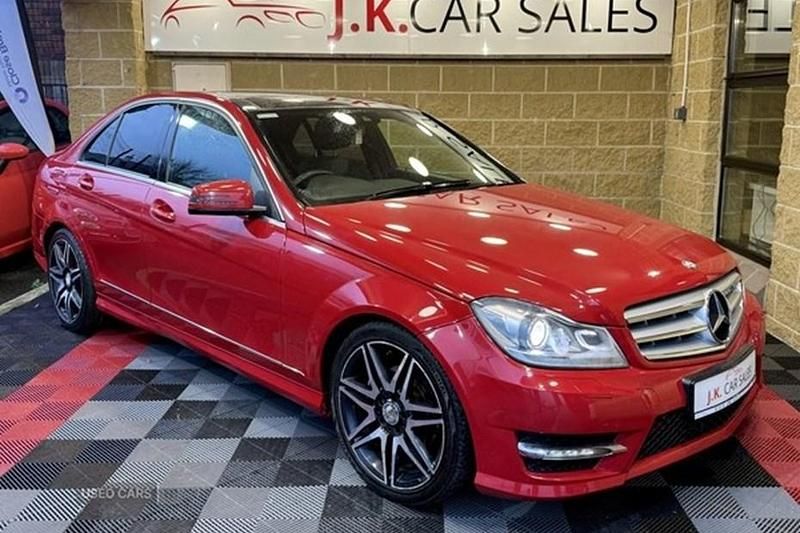 Red Used 2013 Mercedes C220 AMG Sedan | £7,995 (Expensive) - Image 1/1