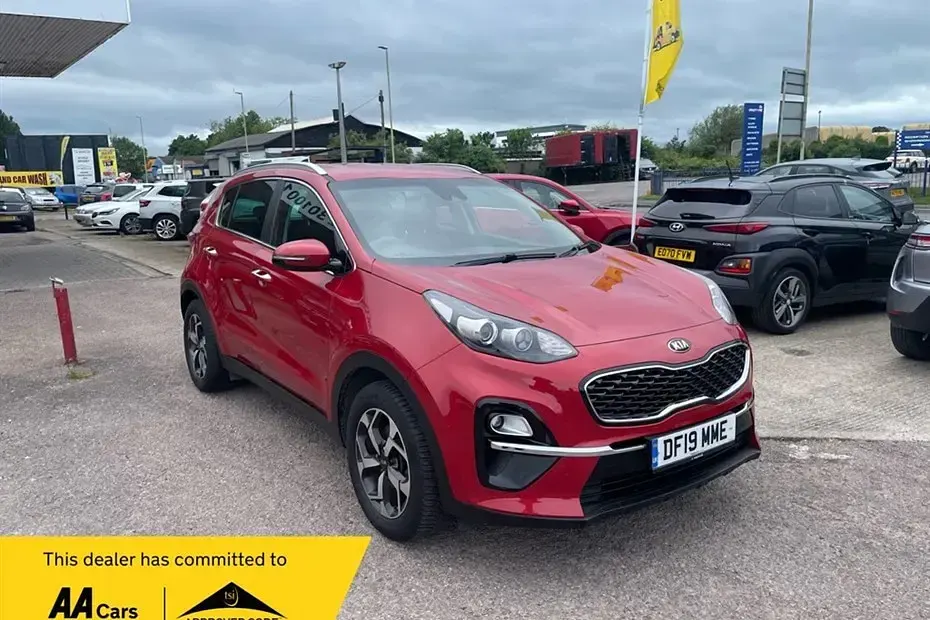 Used Kia Sportage 136 HP (100 kW) 2019 Red SUV